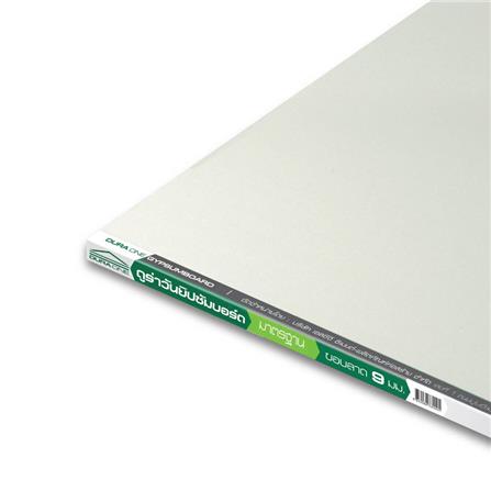 แผ่นยิปซั่ม DURAONE รุ่นมาตรฐาน ขอบลาด RE 9 มม. 120X240 ซม._0