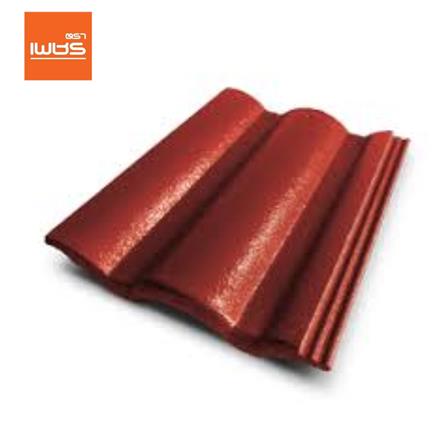 กระเบื้องคอนกรีต ตราเพชร CT-เพชร สีแดงชบา_0