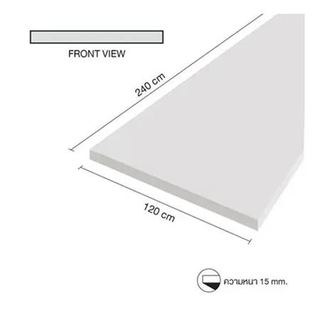 แผ่นพื้น SHERA ขอบตรง ผิวเรียบ 120x240x1.5 ซม._3