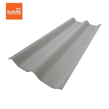 กระเบื้องหลังคา ลอนคู่ ตราเพชร 0.5x50x120 ซม. สีธรรมชาติ_0