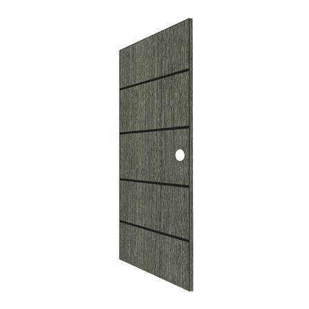 ประตูภายใน UPVC AZLE AZLE-4 80X200 ซม. สี SMOKE GREY เจาะลูกบิด_1