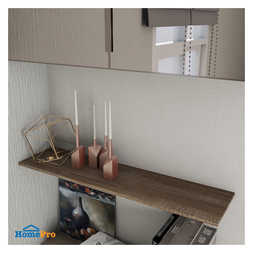 แผ่นชั้นไม้เมลามีน STACKO 80x20x1.6 ซม. สีเนเชอรัล