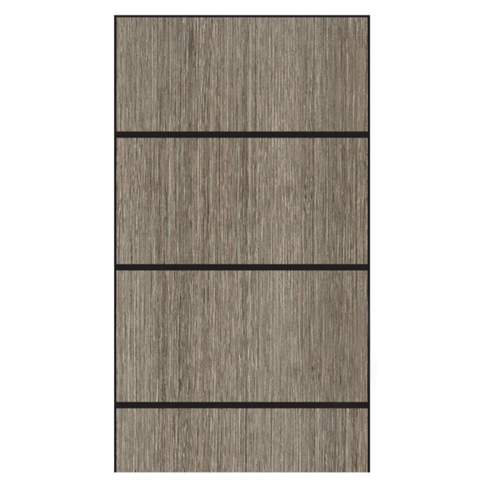 ประตูภายใน UPVC AZLE AZLE-4 80X200 ซม. สี TEXES OAK เจาะลูกบิด