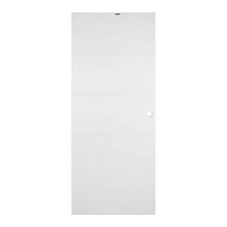 ประตูภายนอก UPVC PARAZZO PUV11 80X200 ซม. สี LIGHT GREY เจาะลูกบิด_0