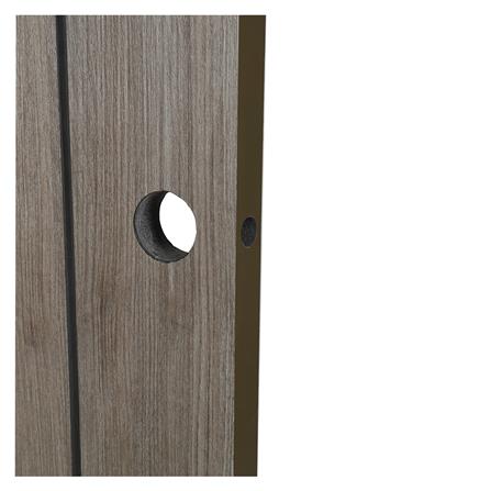 ประตูภายใน UPVC PARAZZO PUN06 80X200 ซม. สี TEXES OAK เจาะลูกบิด_2