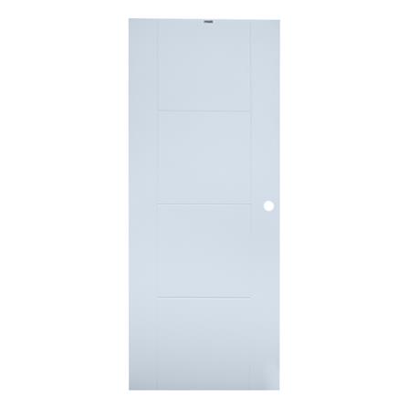ประตูภายนอก UPVC PARAZZO PUV10 80X200 ซม. สีขาว เจาะลูกบิด