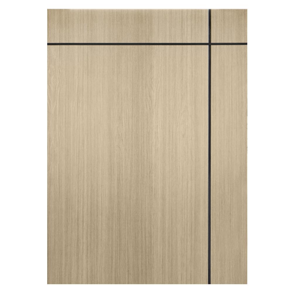 ประตูภายใน UPVC PARAZZO PUN06 80X200 ซม. สี MAPLE เจาะลูกบิด