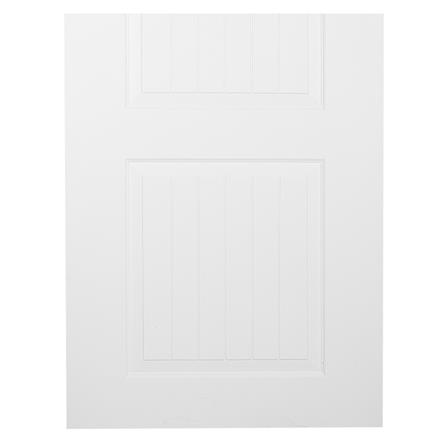 ประตูภายนอก UPVC AZLE PZUS01 80X200 ซม. สีขาว เจาะลูกบิด_2