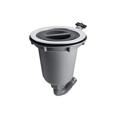 ชุดสะดือ PARNO D 14442 6 นิ้ว สีเทา 1หัว สเตนเลส_2