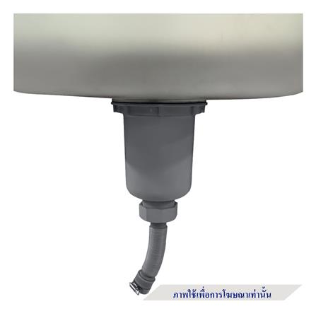 ชุดสะดือ PARNO D 14442 6 นิ้ว สีเทา 1หัว สเตนเลส_3