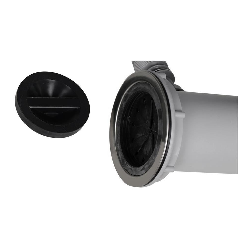 ชุดสะดือ PARNO C 14441 4 นิ้ว สีเทา 1หัว สเตนเลส