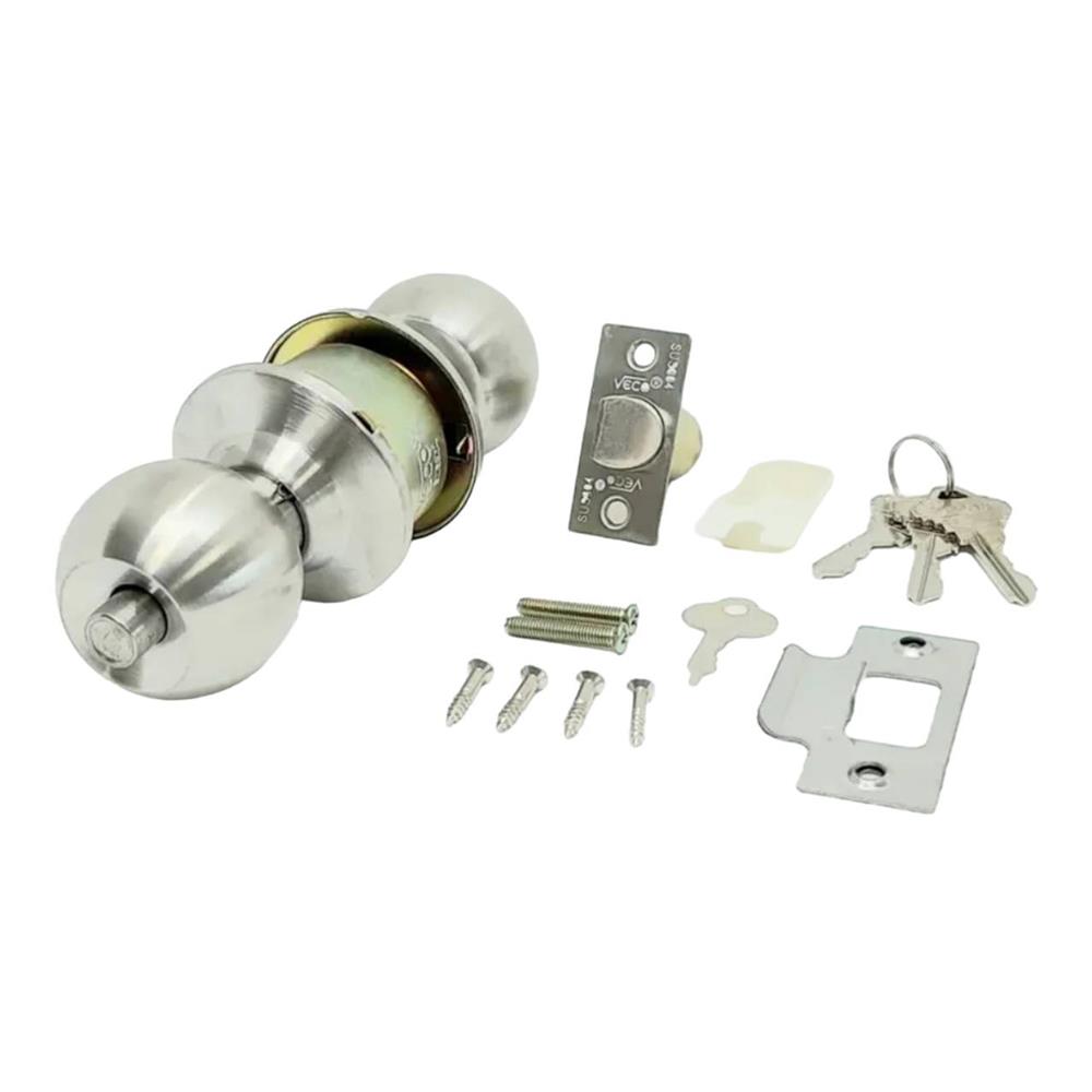 ลูกบิดทั่วไป หัวกลม VECO 3871-SS/PS-ET สีสเตนเลส