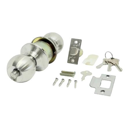 ลูกบิดทั่วไป หัวกลม VECO 3871-SS/PS-ET สีสเตนเลส_2