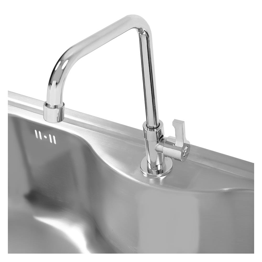 ซิงค์ฝัง 1หลุม TECNOPLUS 8050 สเตนเลส