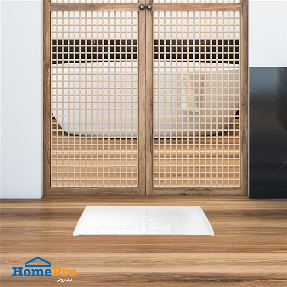 พรมขนหนู HOME LIVING STYLE HOTEL CHOICE 18X28 นิ้ว สีขาว