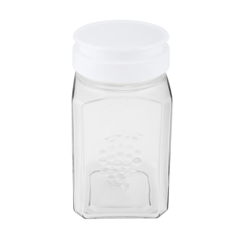 ขวดโหลแก้วทรงเหลี่ยม 1.1 ลิตร ฝาเกลียว