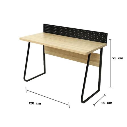 โต๊ะทำงานไม้ FURDINI SHAROF ST30262 สีธรรมชาติ_9