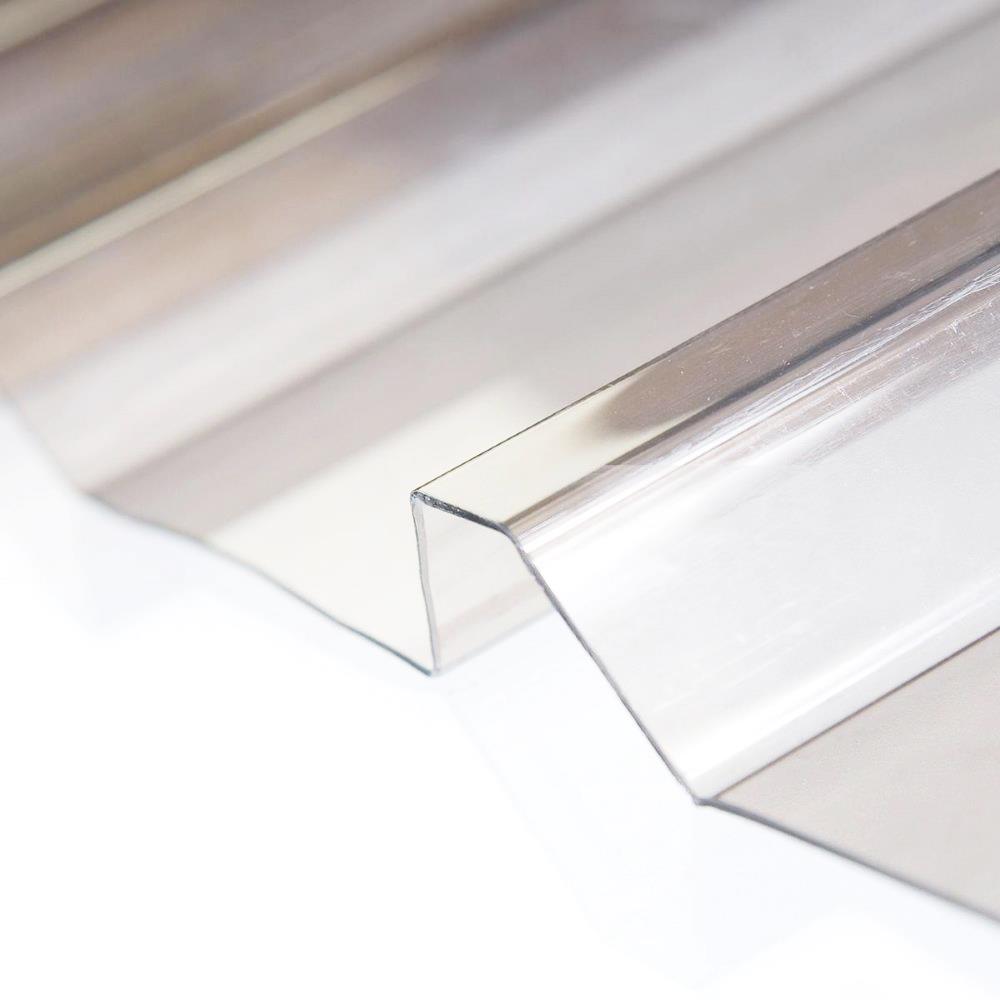 แผ่นโปร่งแสง ลอนเมทัลชีท LUMINA 760 1.35 มม. x 0.84x3.2 ม. สีใส