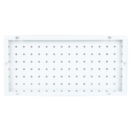 แผงเหล็กติดผนัง STACKO 20x1.5x40 ซม. สีขาว_2