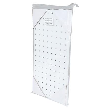 แผงเหล็กติดผนัง STACKO 20x1.5x40 ซม. สีขาว_4