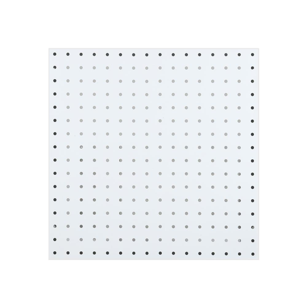 แผงเหล็กติดผนัง STACKO 40x1.5x40 ซม. สีขาว