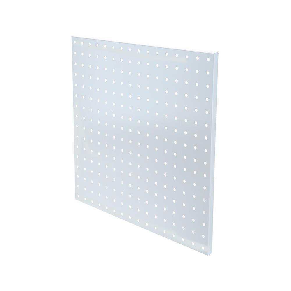 แผงเหล็กติดผนัง STACKO 40x1.5x40 ซม. สีขาว