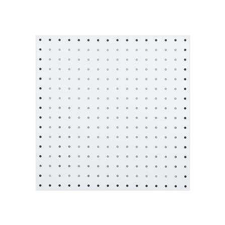 แผงเหล็กติดผนัง STACKO 40x1.5x40 ซม. สีขาว