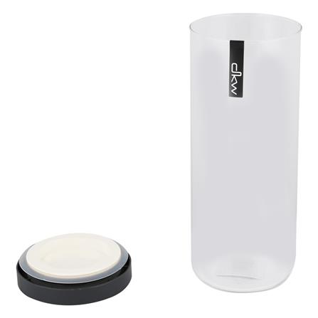 ขวดโหลแก้วฝาดึง DKW 1150 มล. สีเทาเข้ม_2