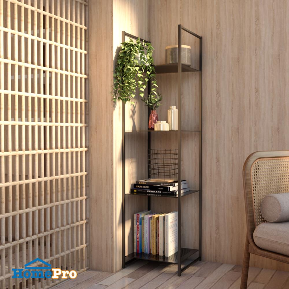 ชั้นวางของ 4 ชั้น FURDINI VITT SHELF MOCCA ดำ