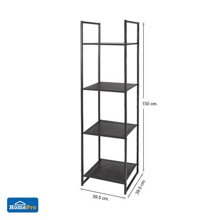 ชั้นวางของ 4 ชั้น FURDINI VITT SHELF MOCCA ดำ_6