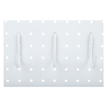 ขอแขวนเดี่ยวแบบโค้ง STACKO 0.5x4.3x7 ซม. สีขาว แพ็ก 4 ชิ้น_2