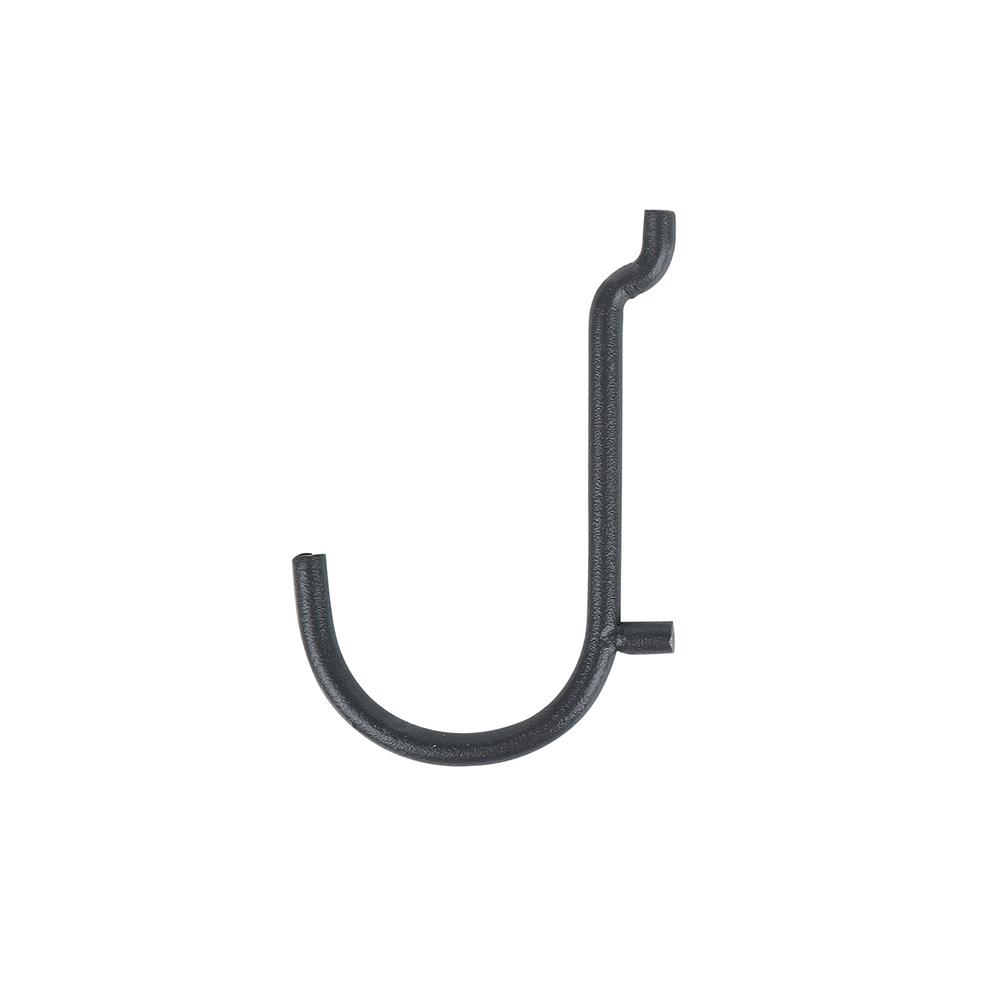 ขอแขวนเดี่ยวแบบโค้ง STACKO 0.5x4.3x7 ซม. สีเทา แพ็ก 4 ชิ้น