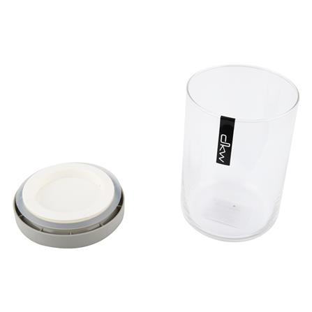 ขวดโหลแก้วฝาดึง DKW 650 มล. สีเทาอ่อน_1