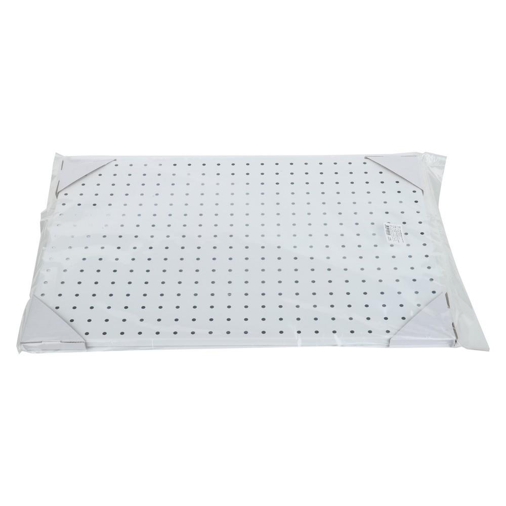 แผงเหล็กติดผนัง STACKO 60x1.5x40 ซม. สีขาว