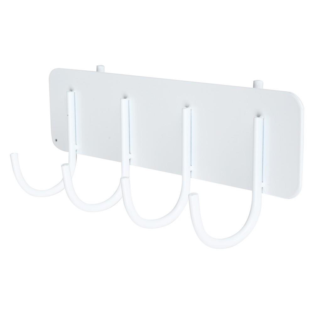 ตัวแขวนแบบ 4 ขอแขวน STACKO 20x4.5x7.5 ซม. สีขาว