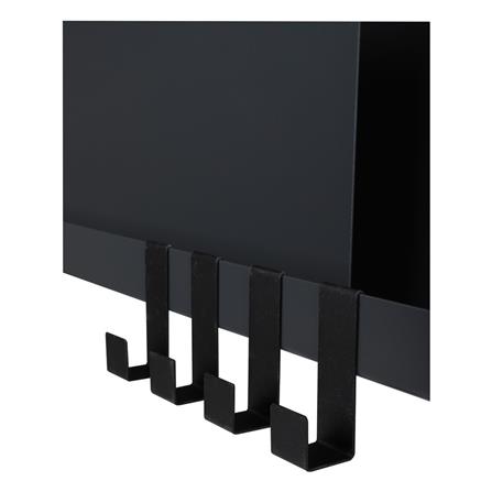 ชั้นเหล็กติดผนัง 4 ขอแขวน STACKO 60x10x16 ซม. สีเทา_2