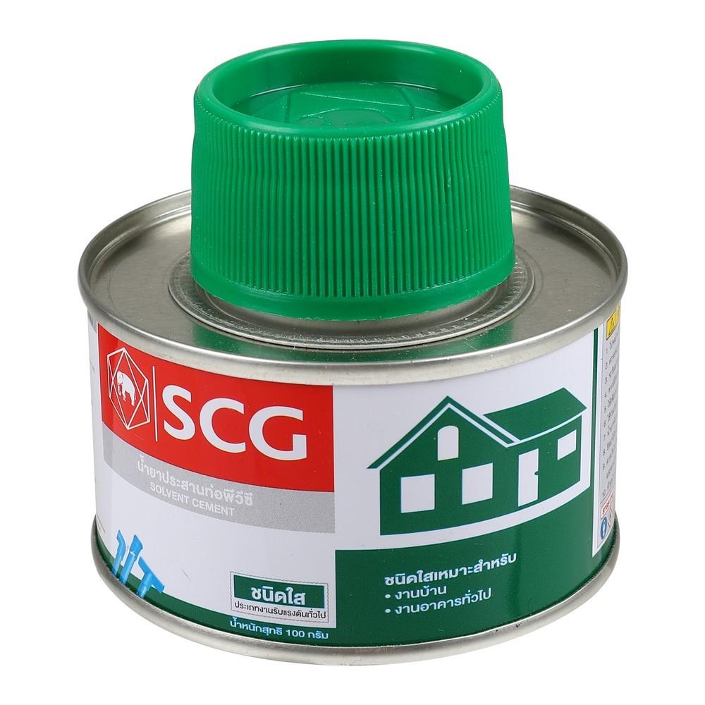 น้ำยาประสานท่อพร้อมแปรง SCG 100 กรัม