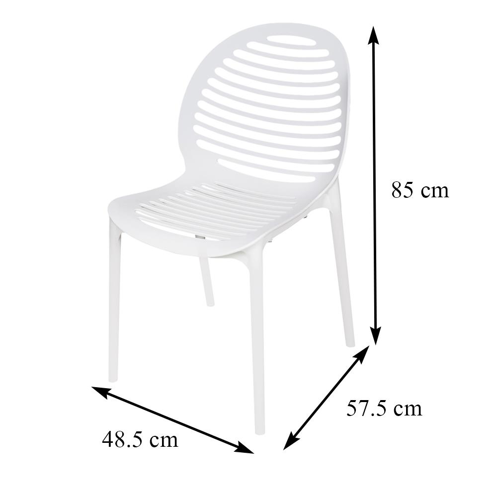 เก้าอี้พลาสติก SPRING VITRA สีขาว