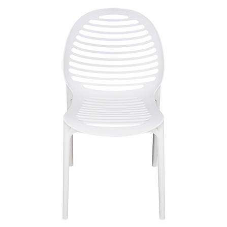 เก้าอี้พลาสติก SPRING VITRA สีขาว_2
