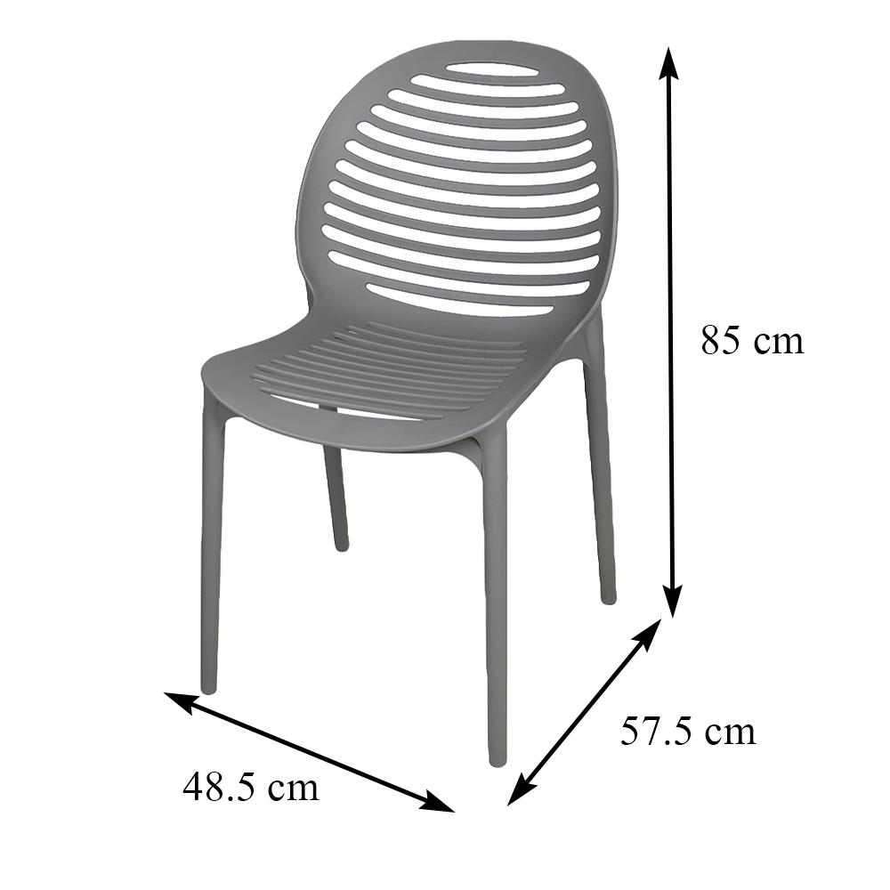 เก้าอี้พลาสติก SPRING VITRA สีเทา