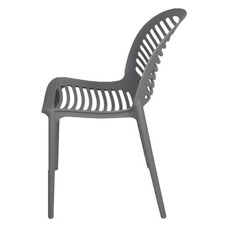 เก้าอี้พลาสติก SPRING VITRA สีเทา_3