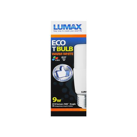 หลอด LED T-BULB 9W WW E27 LUMAX_1