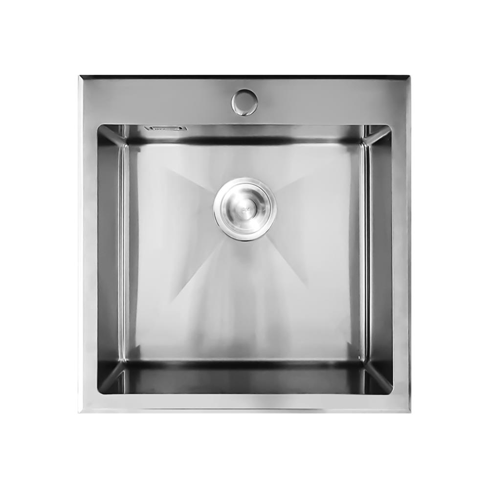 ซิงค์ฝังสแควร์ 1หลุม PARNO DSIGN5050  สเตนเลส