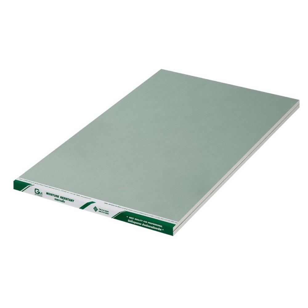 แผ่นยิปซั่ม GM ชนิดทนชื้น ขอบลาด RE 9 มม. 120X240 ซม.