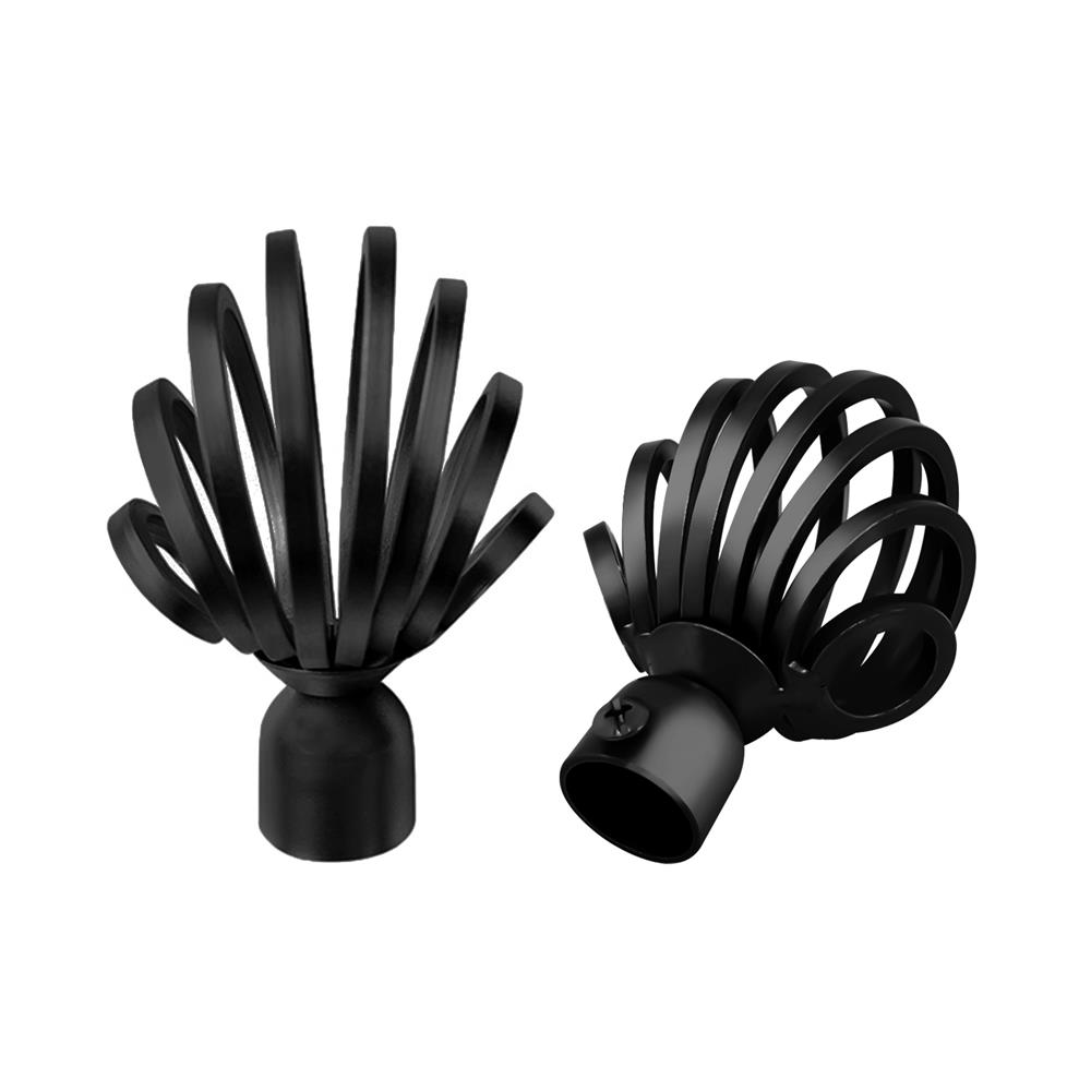 หัว-ท้ายรางม่าน HOME LIVING STYLE CHER 19 มม. สีดำ