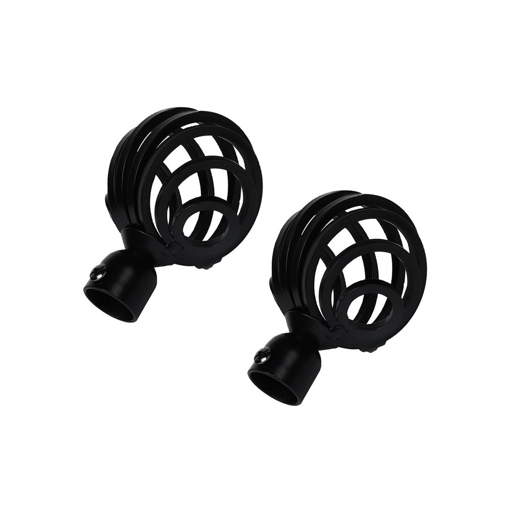 หัว-ท้ายรางม่าน HOME LIVING STYLE CHER 19 มม. สีดำ