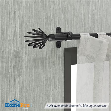 หัว-ท้ายรางม่าน HOME LIVING STYLE CHER 19 มม. สีดำ_4