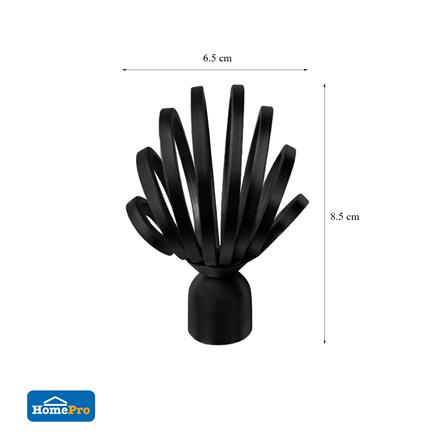 หัว-ท้ายรางม่าน HOME LIVING STYLE CHER 19 มม. สีดำ_5