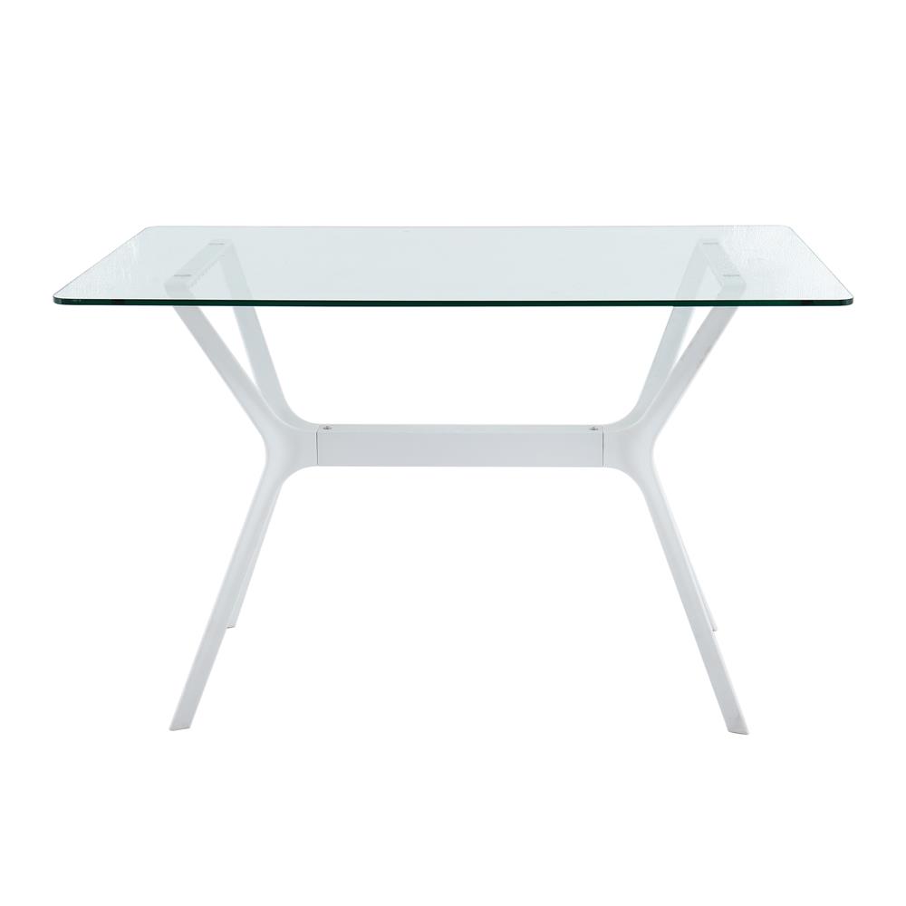 โต๊ะสนามกระจก SPRING VITRA สีขาว