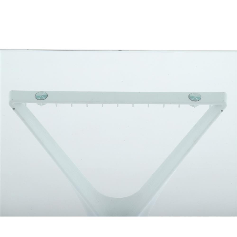 โต๊ะสนามกระจก SPRING VITRA สีขาว